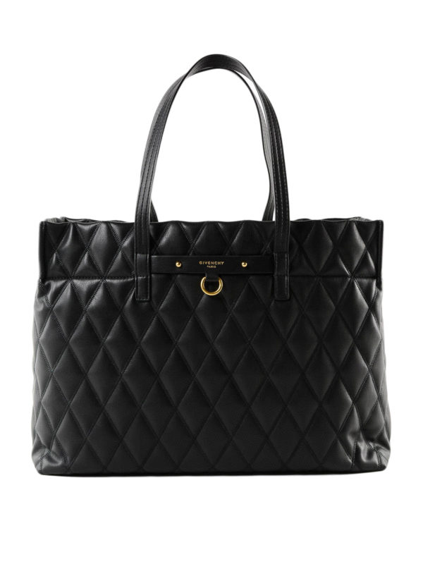 Givenchy Duo quilted black tote bag totes bags BB506RB0CK001