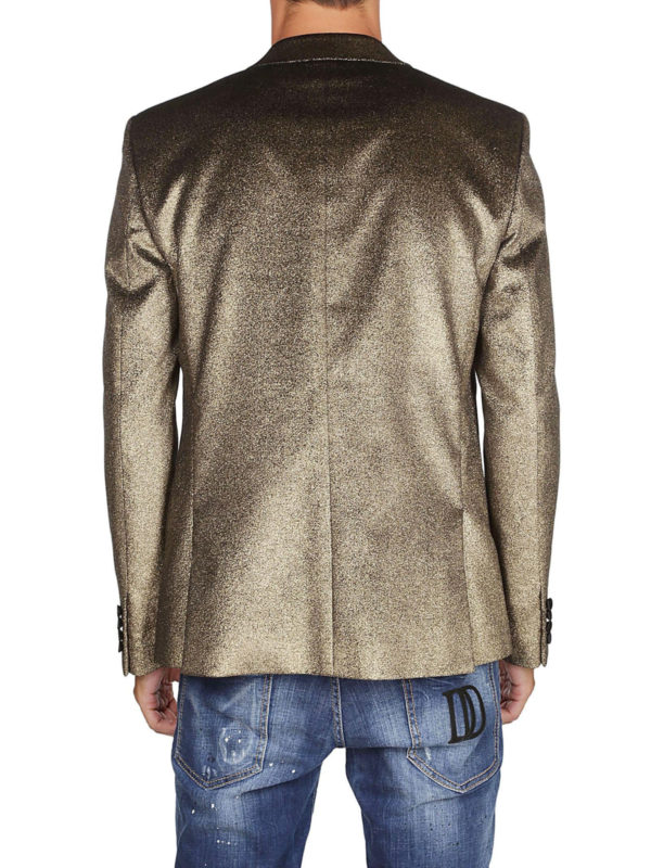 saint laurent gold jacket