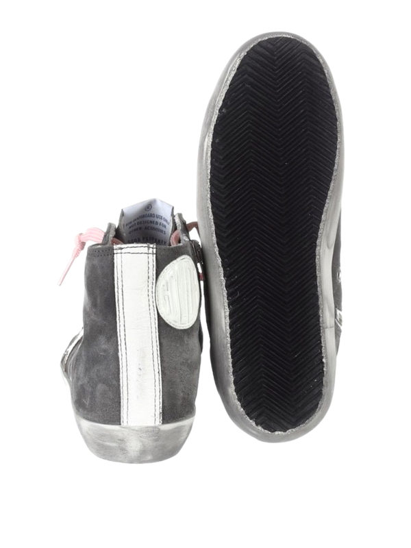 grey suede high tops