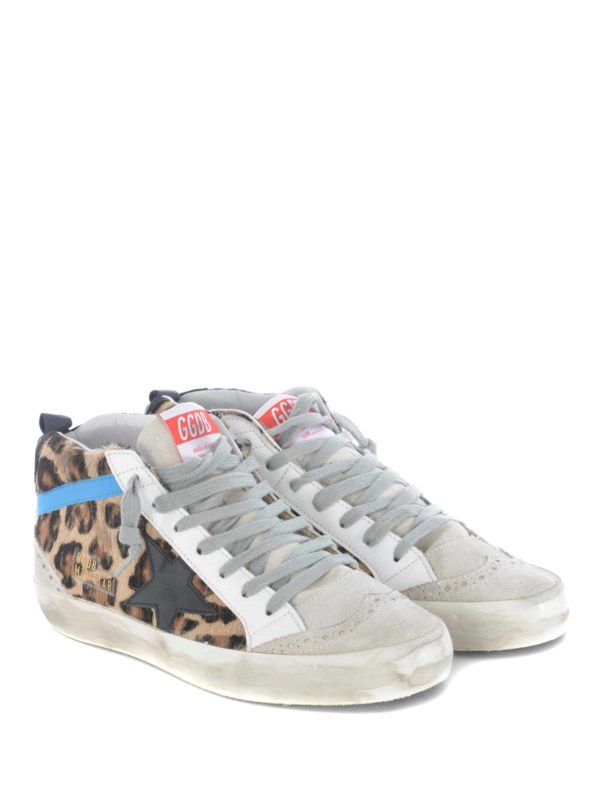 Golden Goose - Mid Star calf hair sneakers - trainers ...