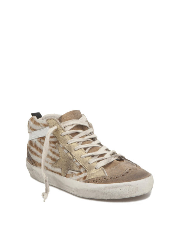 golden goose mid star zebra