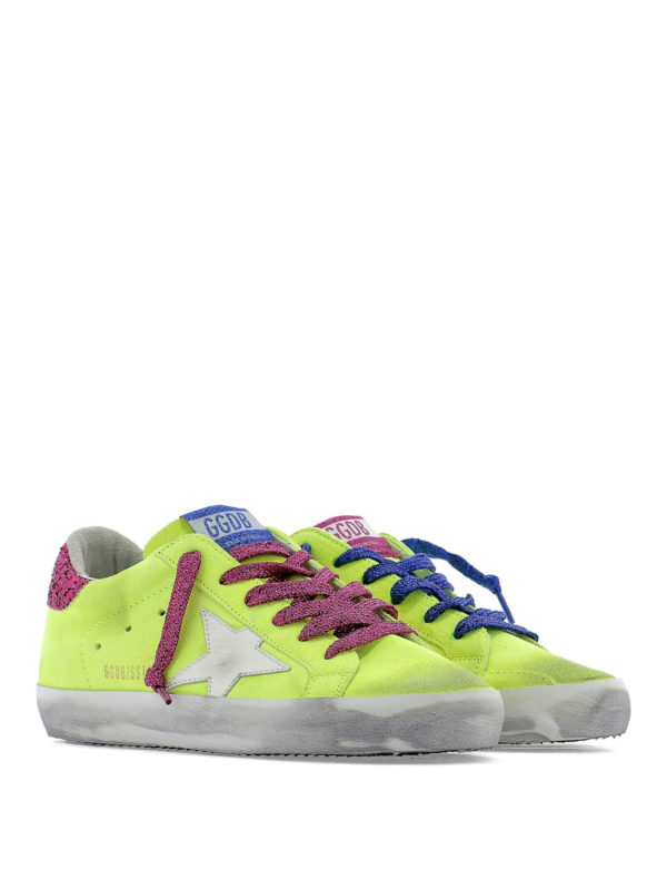 Trainers Golden Goose - Superstar fluo yellow sneakers - G34WS590L83