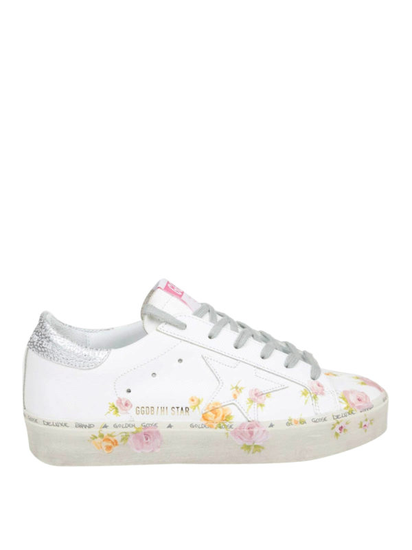 floral golden goose