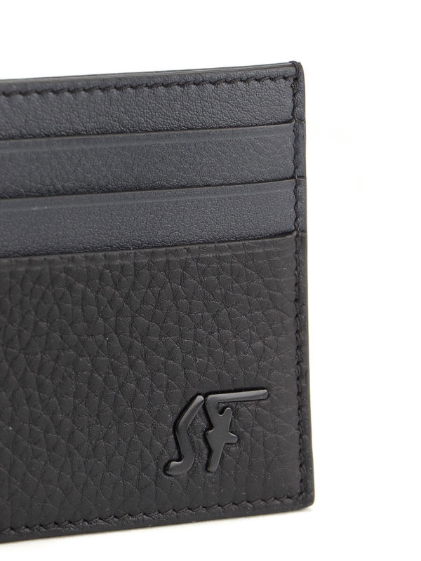 salvatore ferragamo saffiano leather card holder