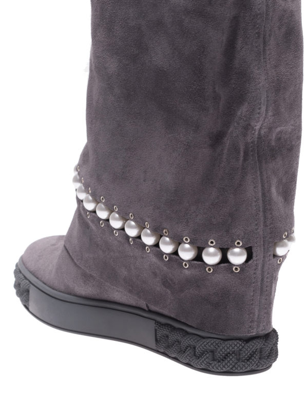 grey sneaker booties