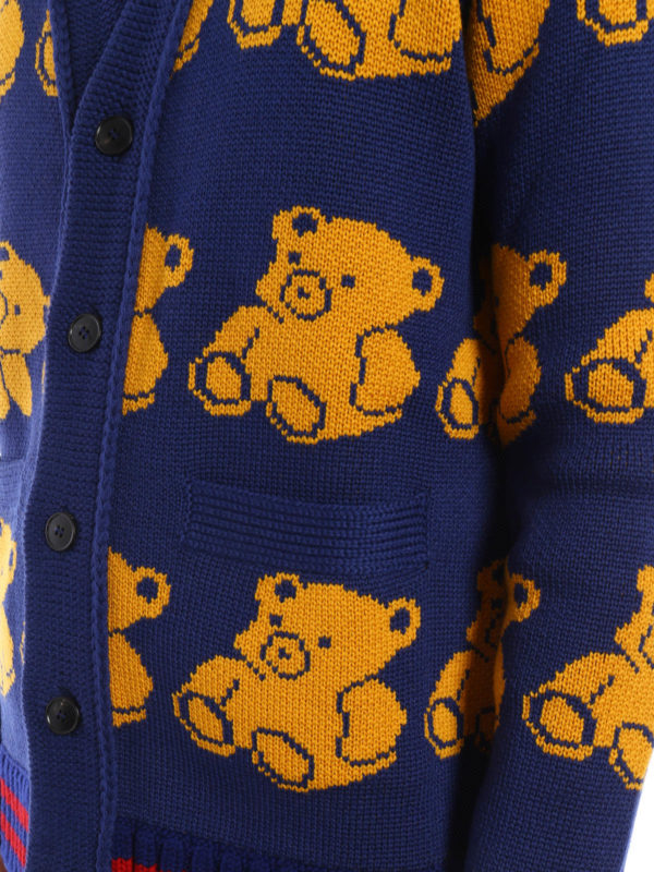 gucci wool sweater with teddy bear