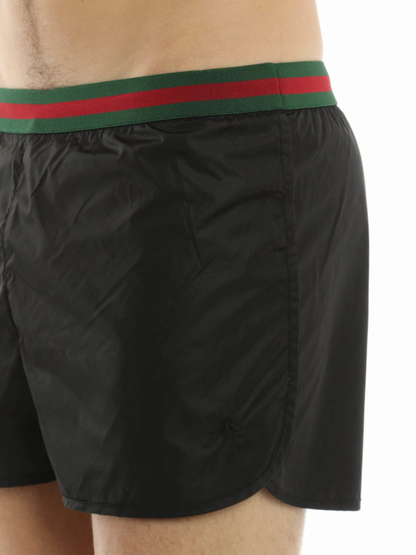 Gucci - Web detail swim shorts - Swim shorts & swimming trunks - 410573 XT457 1060