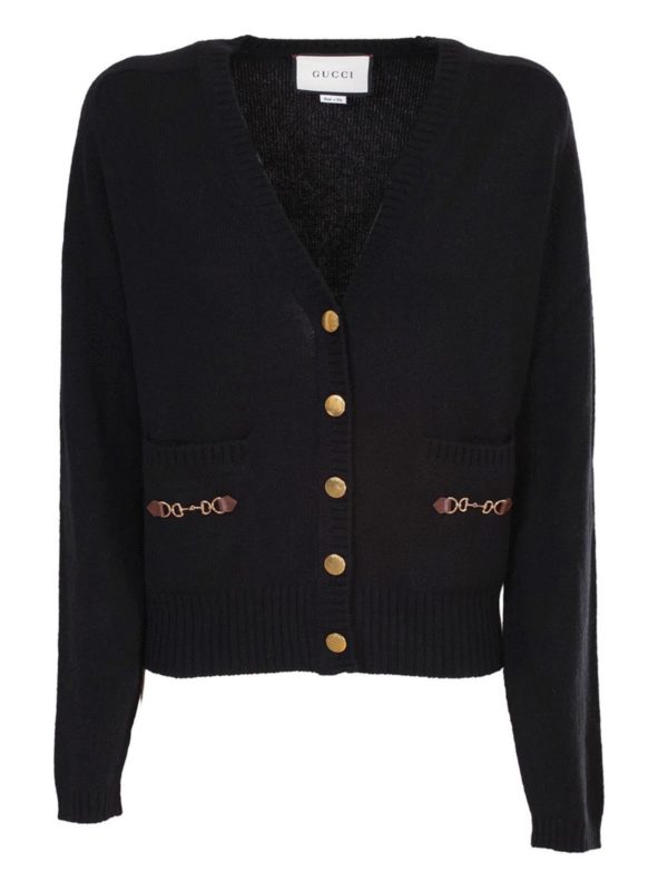 Gucci Cardigan Schwarz Cardigans xkbh Ikrix Com