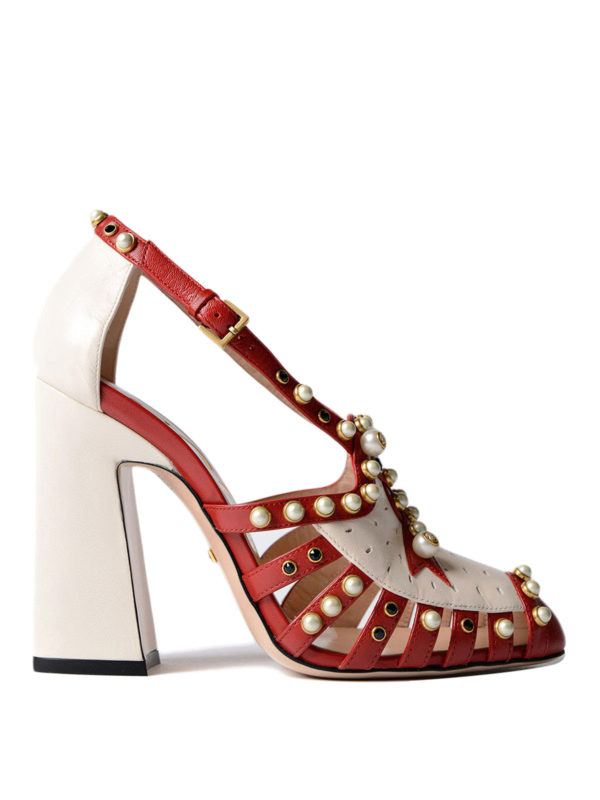 gucci pearl pump