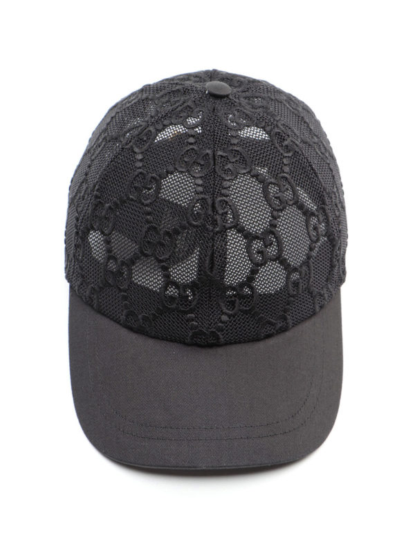 gucci embroidered baseball cap