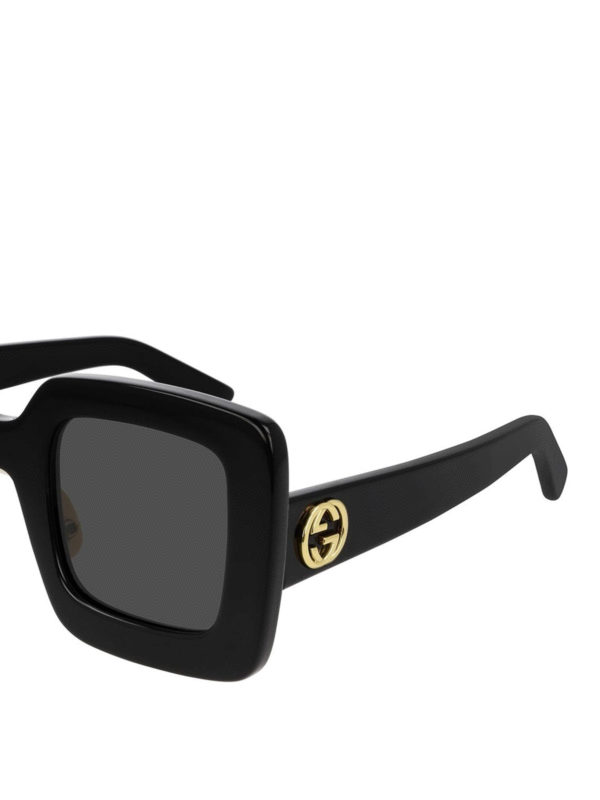gucci acetate square sunglasses