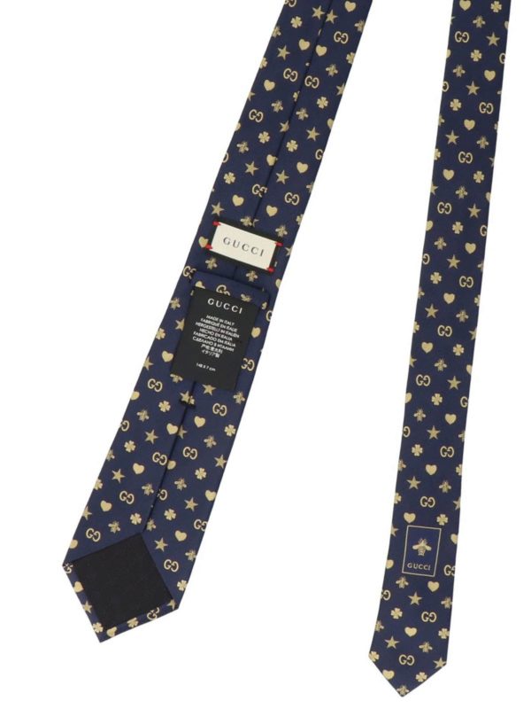 navy blue gucci tie