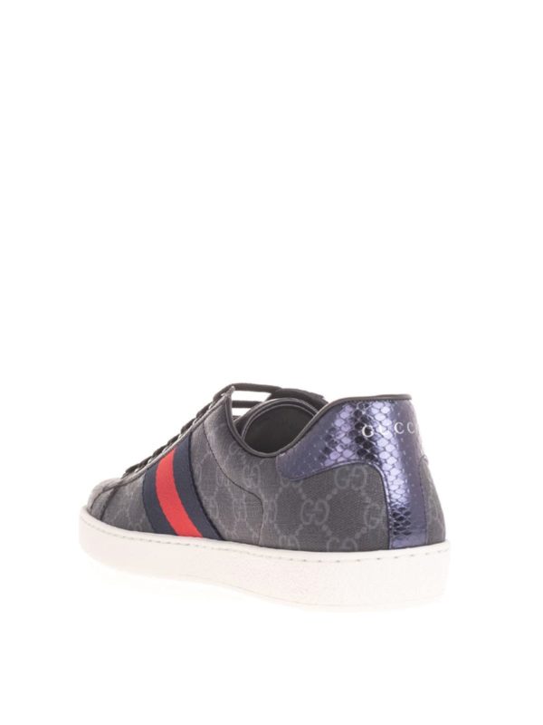 grey gucci trainers