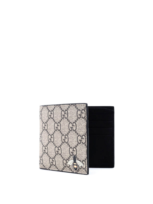 gucci bee print wallet