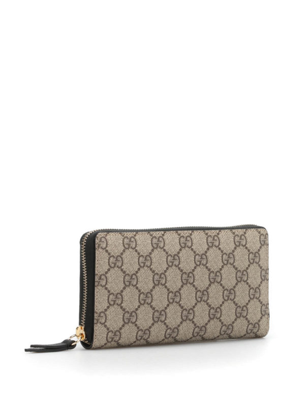 کیف پول Gucci - GG Supreme zip- around 