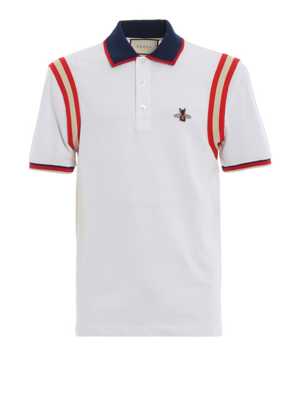 polo shirt with bee logo