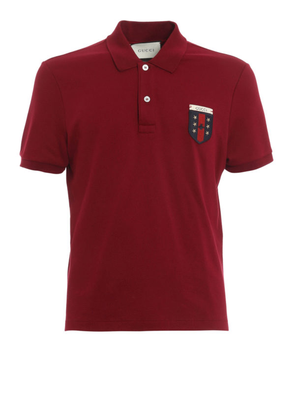 burgundy gucci shirt