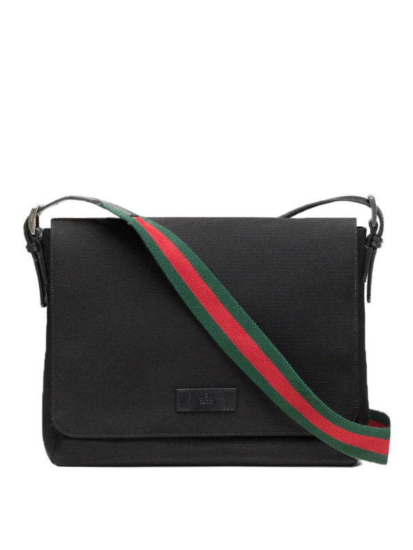 Gucci - Techno canvas small messenger bag - shoulder bags - 337074 KWT5N 1060