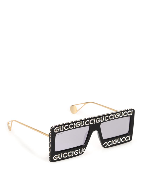 Sunglasses Gucci - Crystal logo 