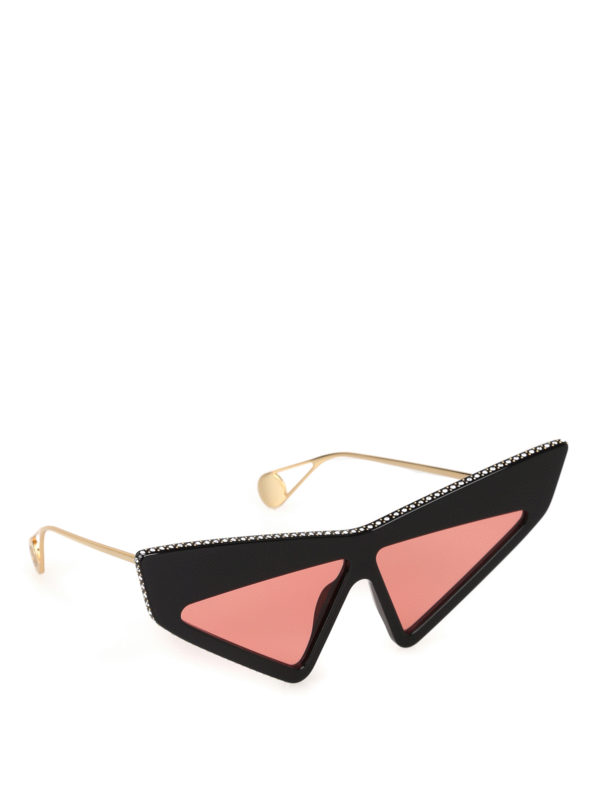 gucci triangle sunglasses