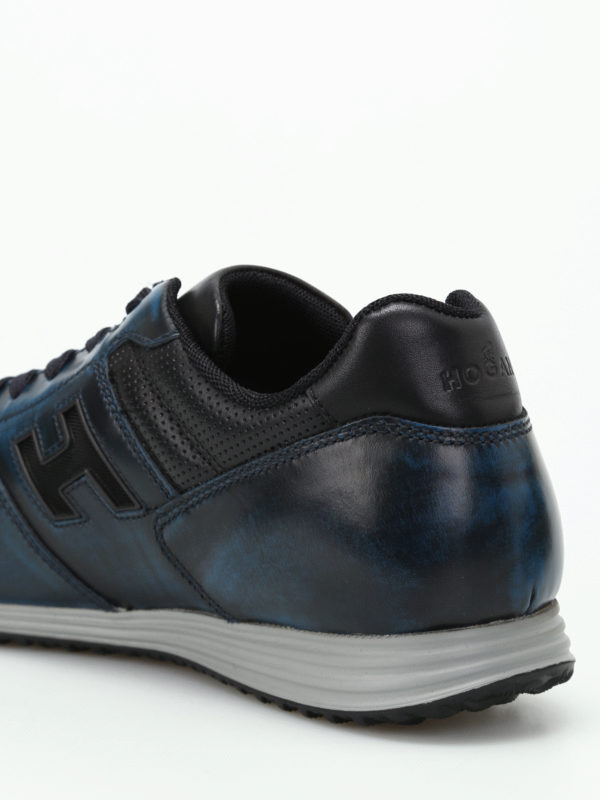 اسپرت،اسنیکرز Hogan - H205 Olympia blue leather sneakers -  HXM2050X5929XF439B