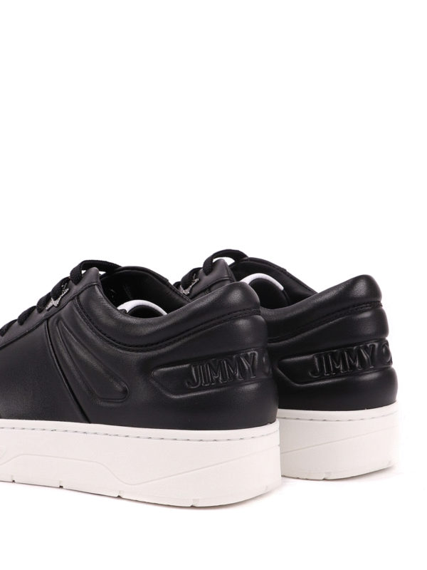 jimmy choo hawaii leather sneakers