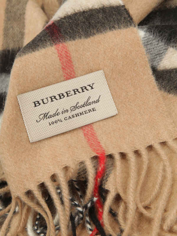 burberry cashmere scarf made in scotland