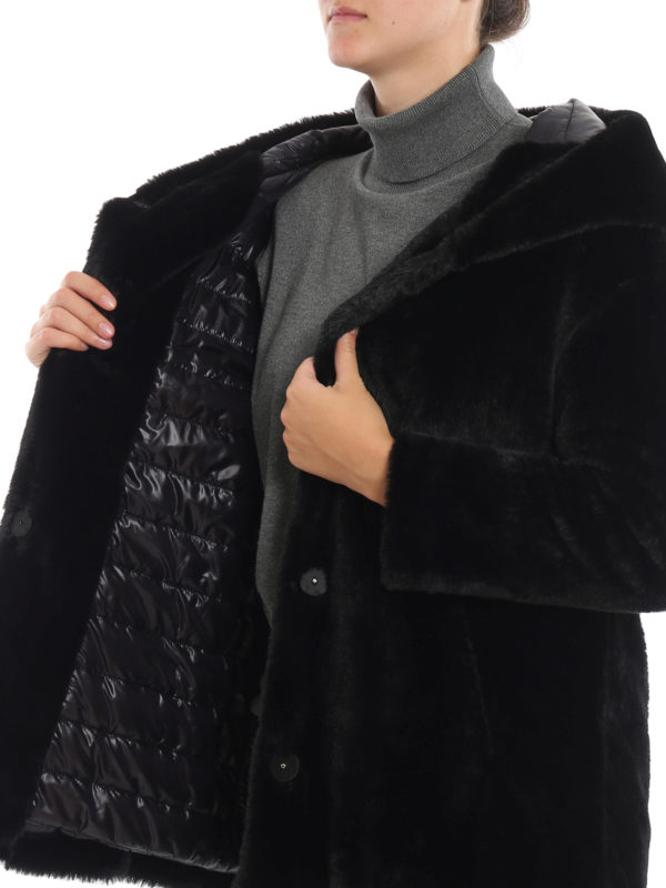 herno faux fur coat