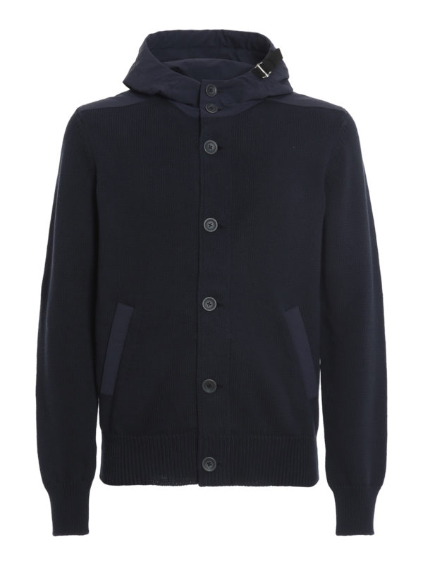 herno hooded cardigan