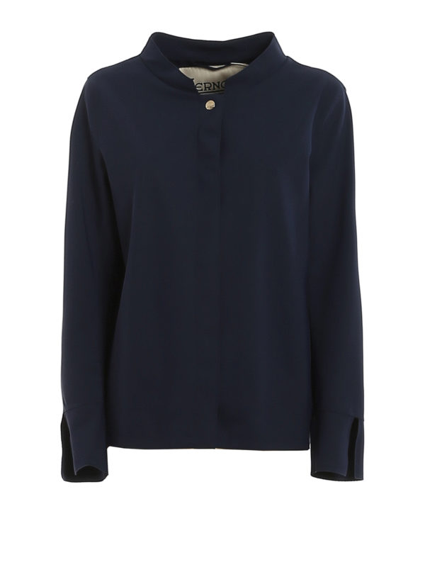 HERNO: casual jackets - Black tech fabric casual jacket