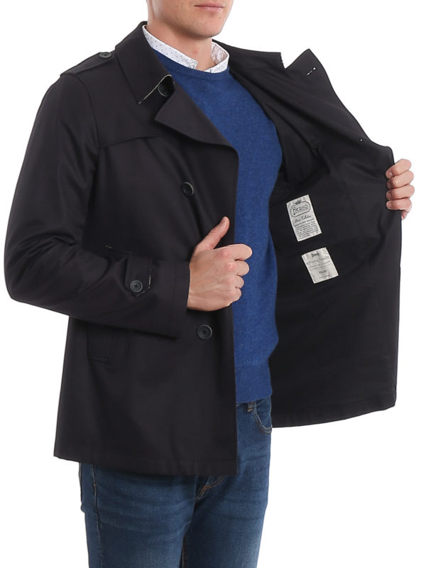 iKRIX HERNO: Trench in cotone e tessuto