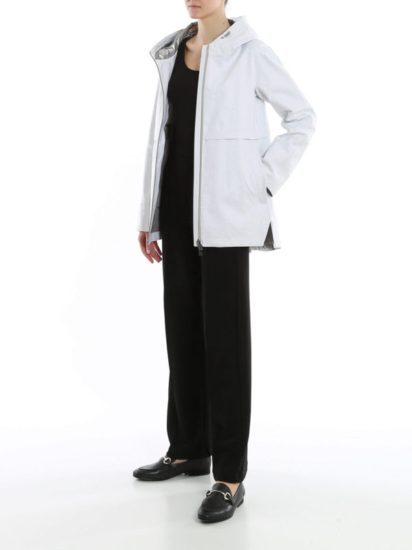 HERNO: casual jackets online - Laminar linen jacket