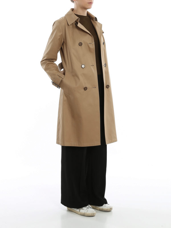HERNO: trench coats online - Gabardine trench
