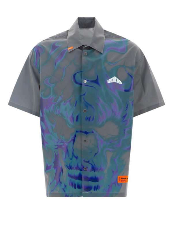 heron preston skull shirt