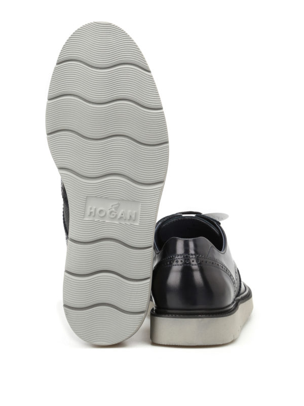 آکسفورد Hogan - H322 smooth leather derby shoes - HXM3220Y2118A1U806