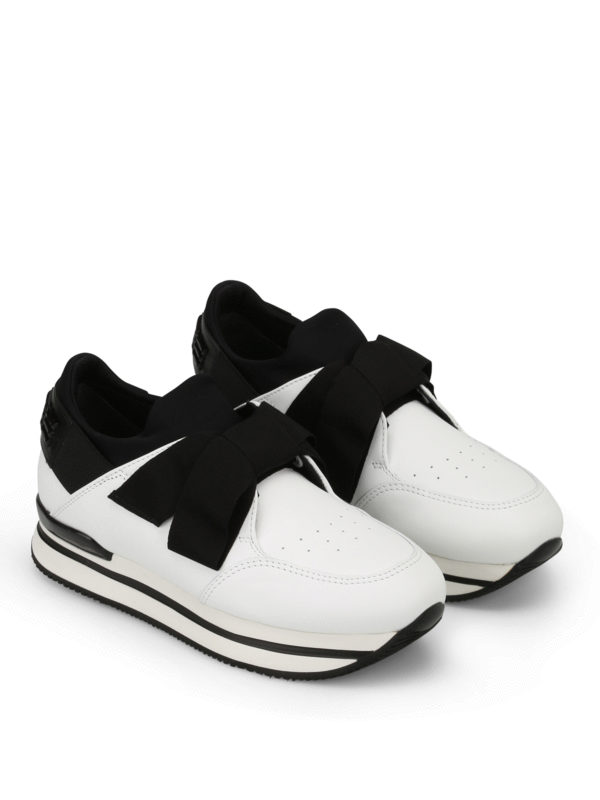 slip on trainers bow