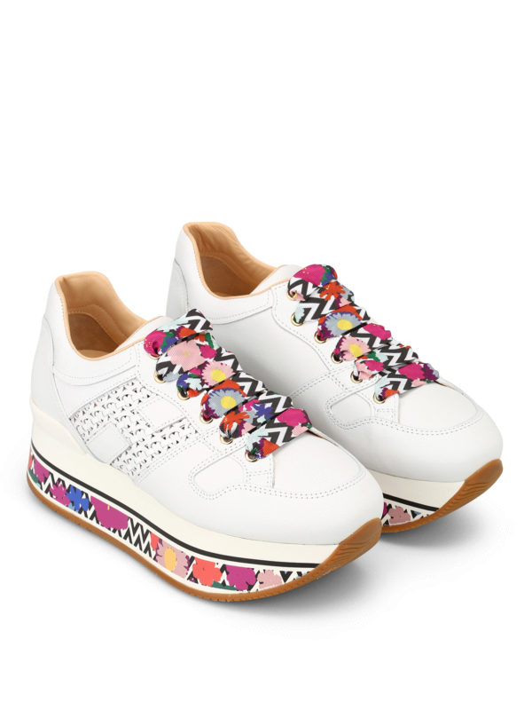Hogan - H348 colourful flatform shoes 