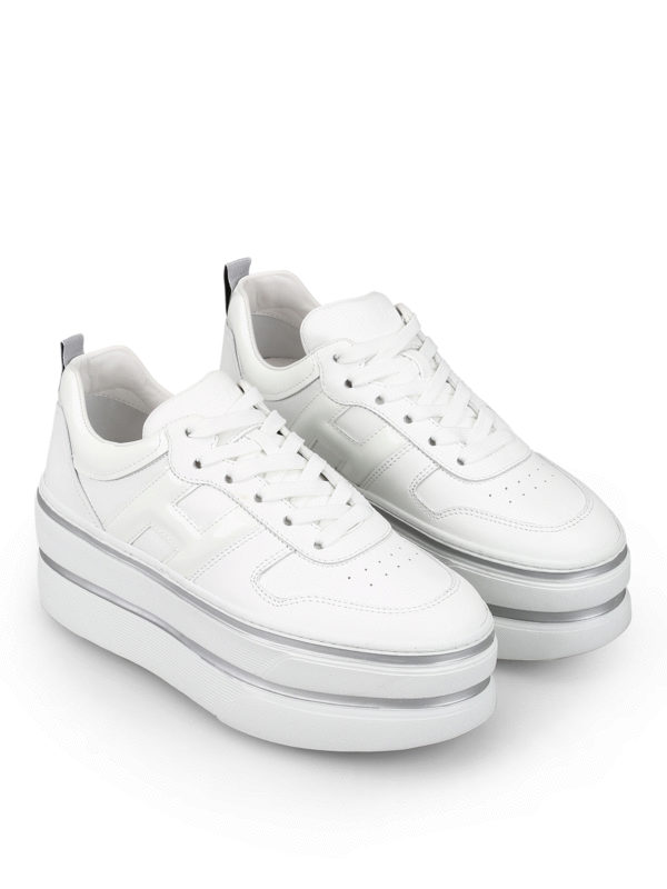 Trainers Hogan - White platform sneakers - GYW4490BS00I6SB001 | iKRIX.com