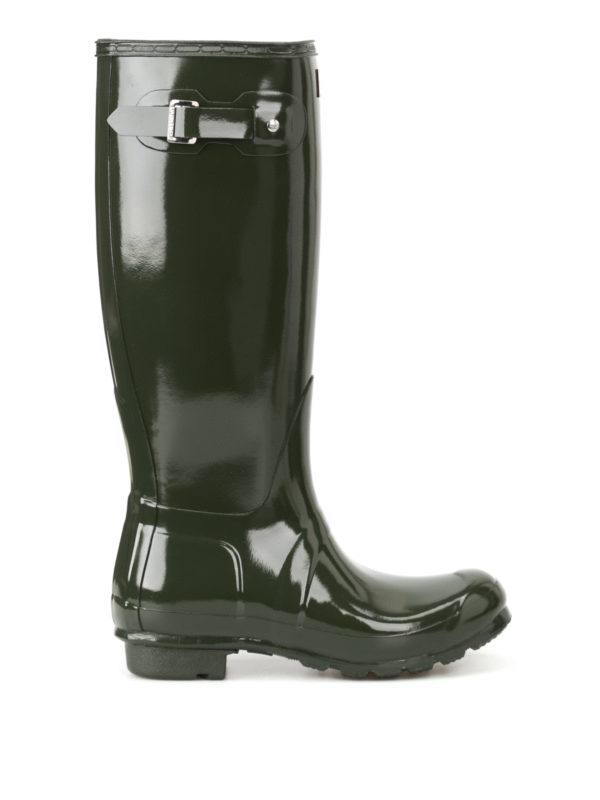 olive hunter boots
