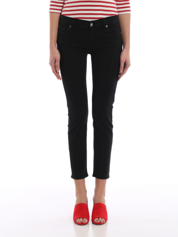 Roxanne mid rise cropped slim jeans 