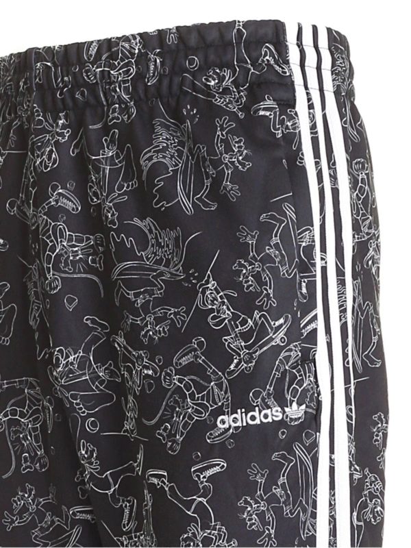 Tracksuit bottoms Adidas Originals - Goofy joggers in black - GD6028