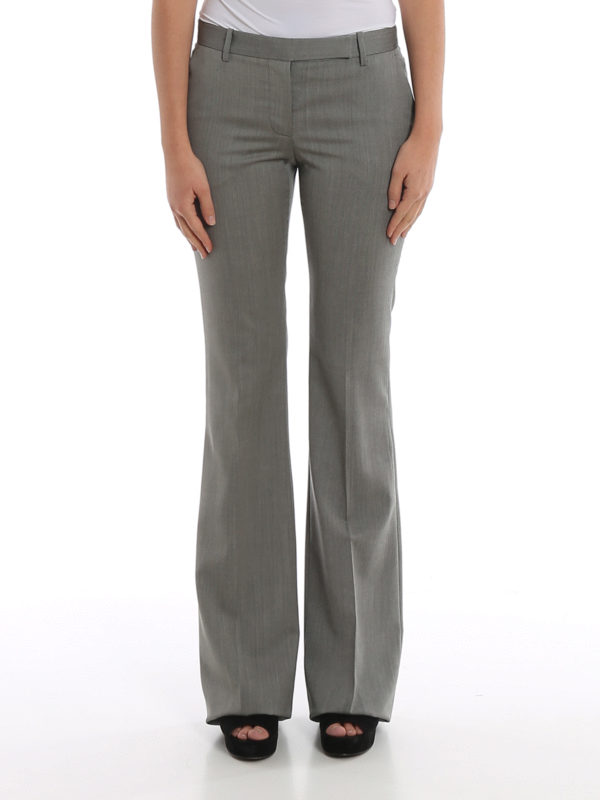 Alexander Mcqueen - Wool flared pants 