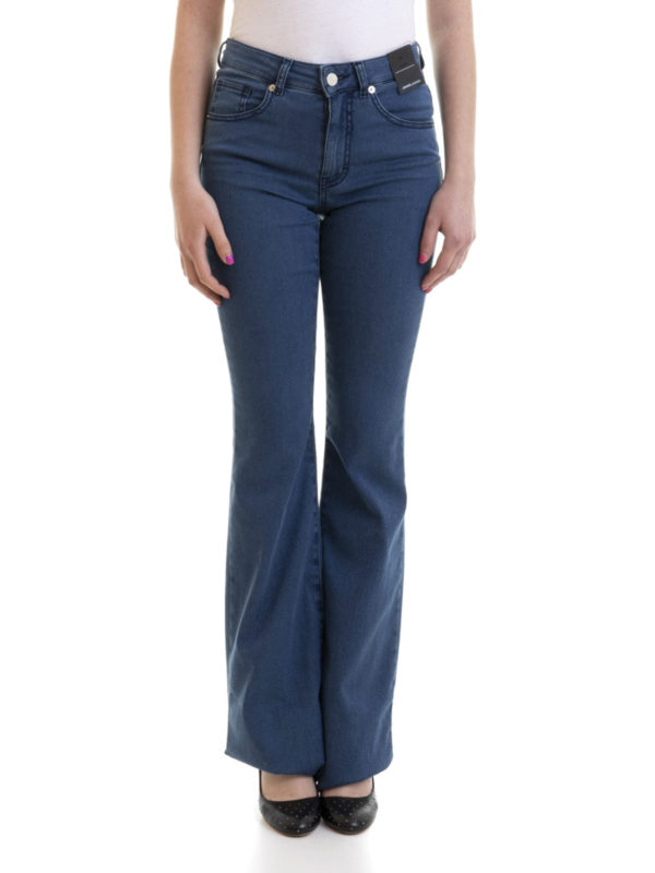 iKRIX Angelo Marani: flared jeans - Denim high rise flared jeans