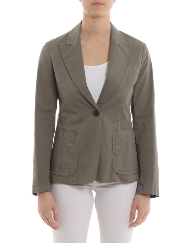 Aspesi Stretch cotton unlined blazer blazers H306G24885050