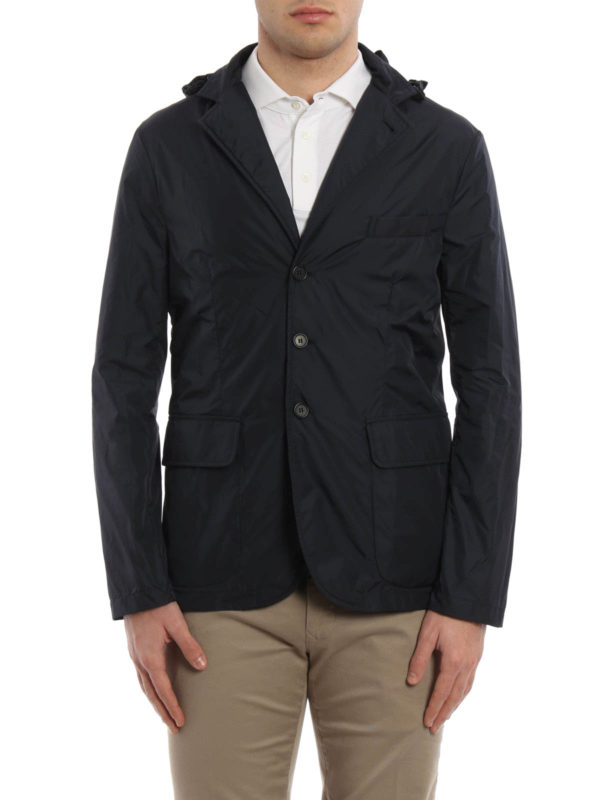 aspesi nylon blazer