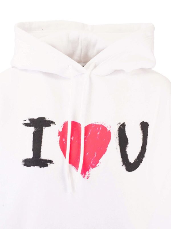 balenciaga heart hoodie