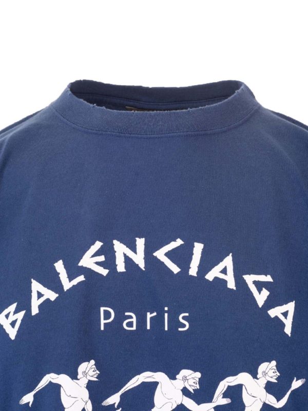 balenciaga t shirt athletes