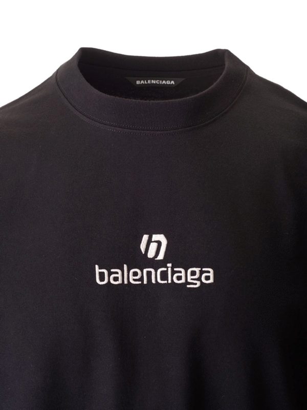 balenciaga embroidered t shirt