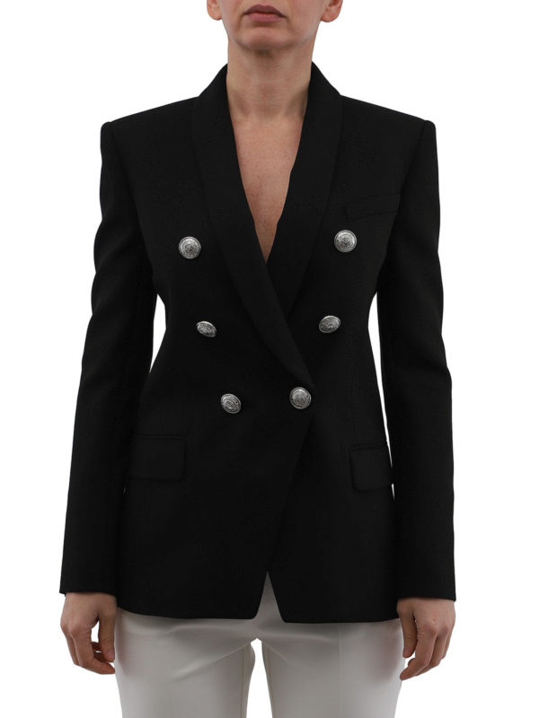 balmain wool jacket