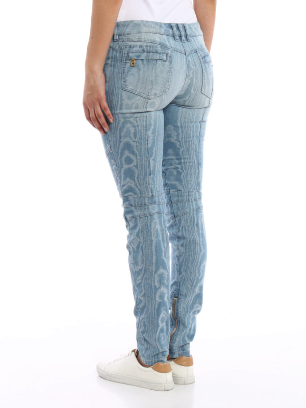 اسکینی Balmain - Jacquard denim jeans 